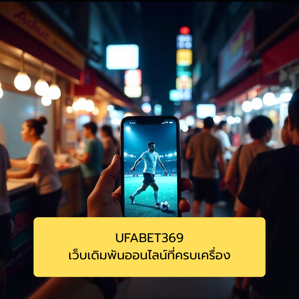 UFABET369 เว็บเดิมพันออนไลน์ที่ครบเครื่อง