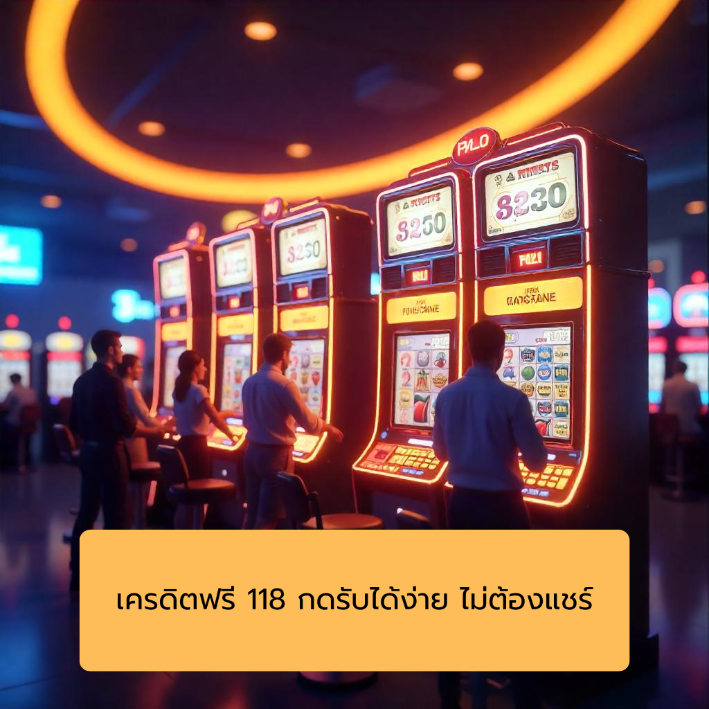 เครดิตฟรี 118 กดรับได้ง่าย ไม่ต้องแชร์