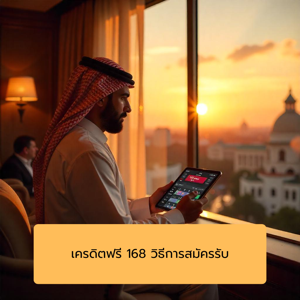 เครดิตฟรี 168 วิธีการสมัครรับ