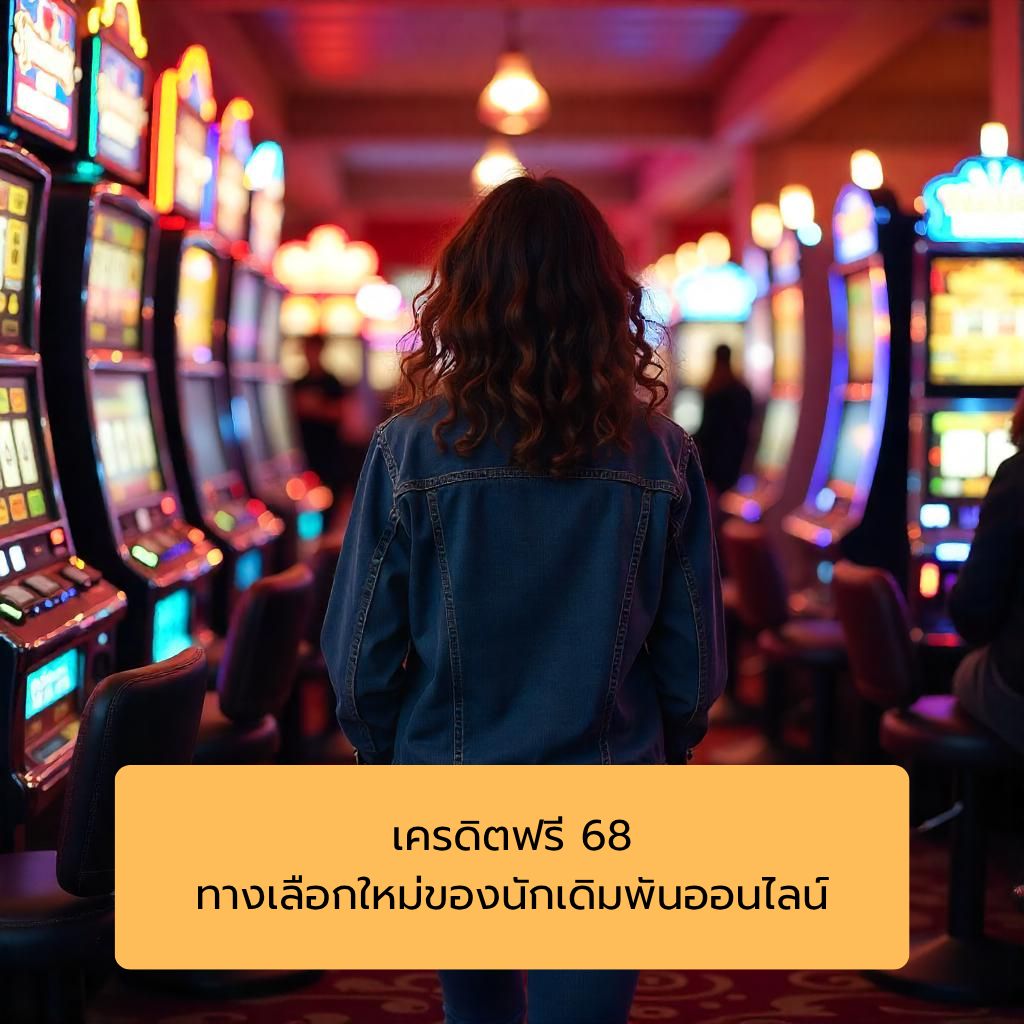เครดิตฟรี 68 ทางเลือกใหม่ของนักเดิมพันออนไลน์