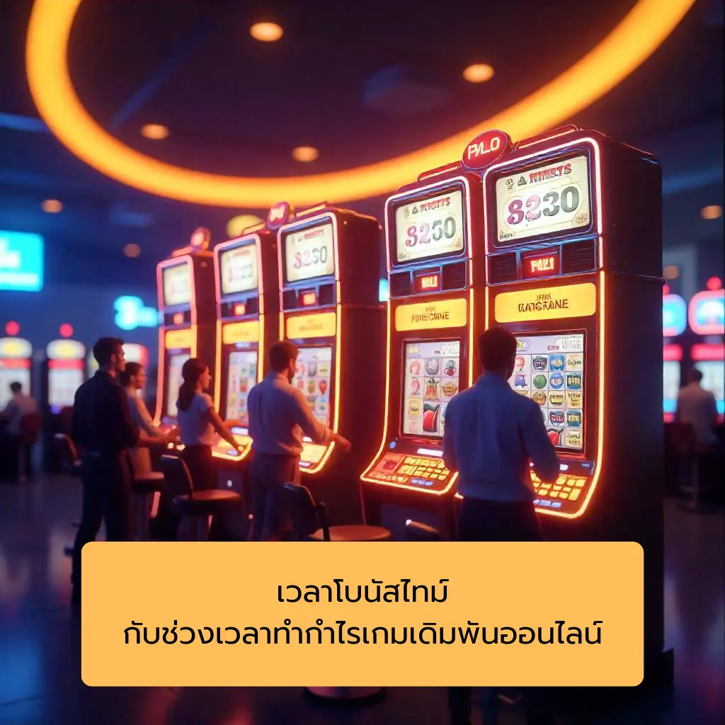 เวลาโบนัสไทม์ กับช่วงเวลาทำกำไรเกมเดิมพันออนไลน์